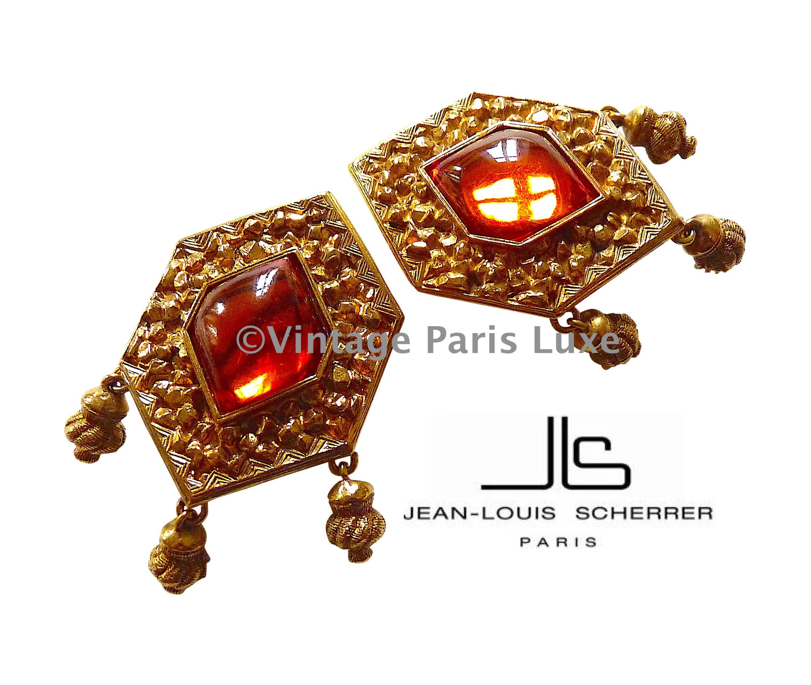 Jean Louis Scherrer vintage costume jewelry - Kaleidoscope effect