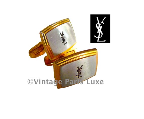 ysl cufflinks