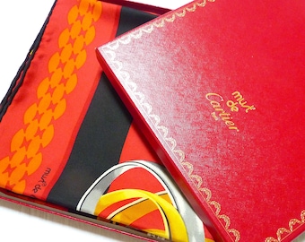 CARTIER スカーフ シルク カルティエ マスト スカーフ 希少な