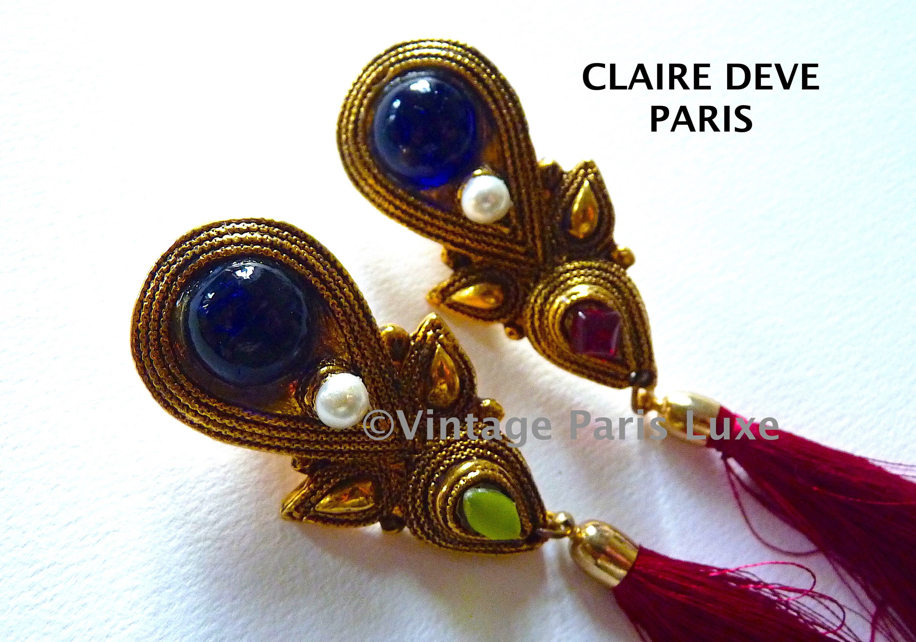 vintage claire deve コスチュームジュエリーヴィンテージ