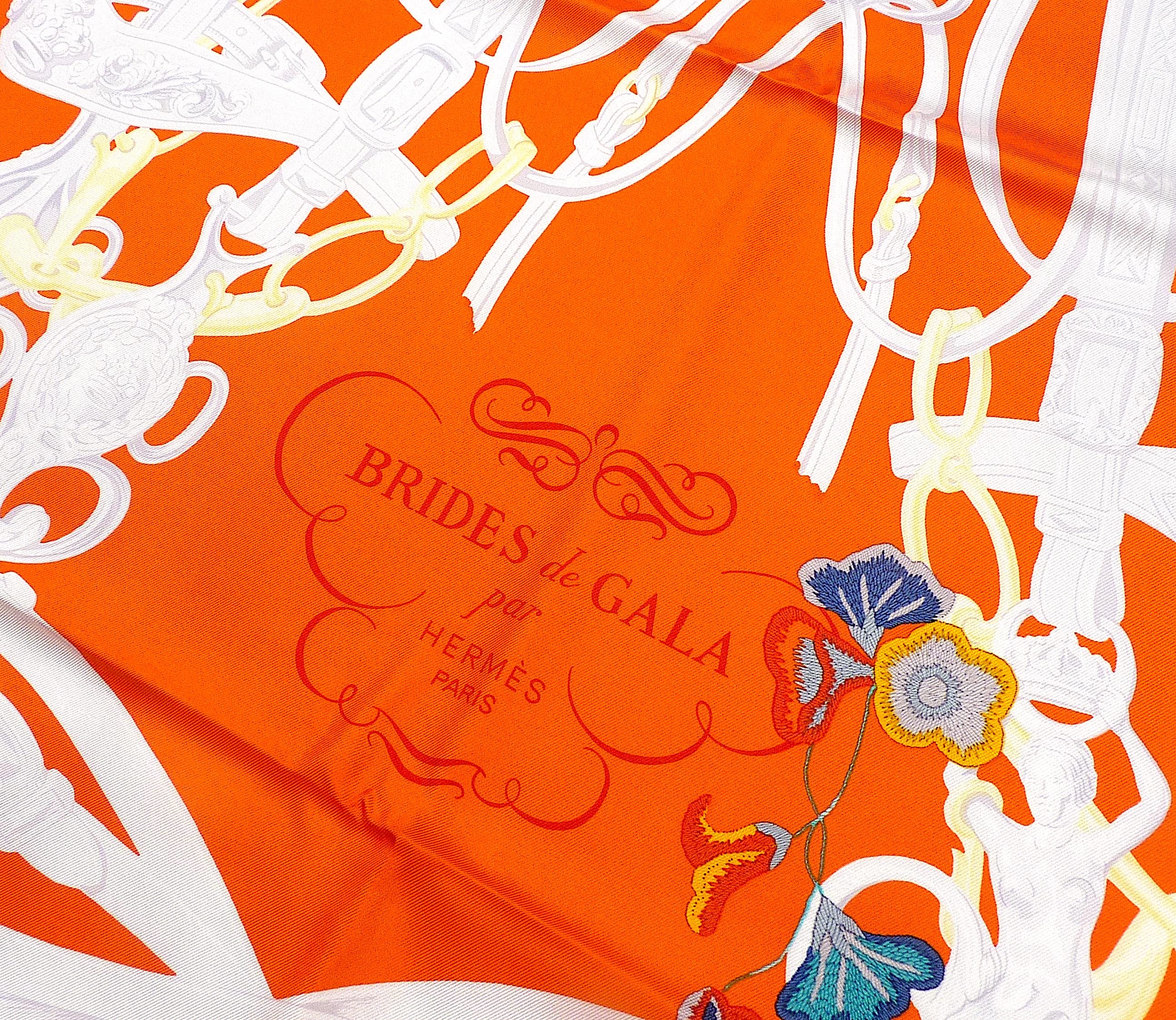 HERMÈS BRIDES de GALA スカーフ⭐︎ Brides de Gala forever scarf 90 - Black | Hermès Mainland China