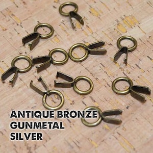 Koki Clips - Antique Bronze Pack of 10 Koki Clips - Antique Bronze Pack of 10