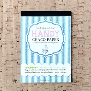 Handy Chaco Paper - Carta transfer cancellabile con acqua / A6 105 mm x 148 mm / 4,1"x 5,8" / 20 fogli