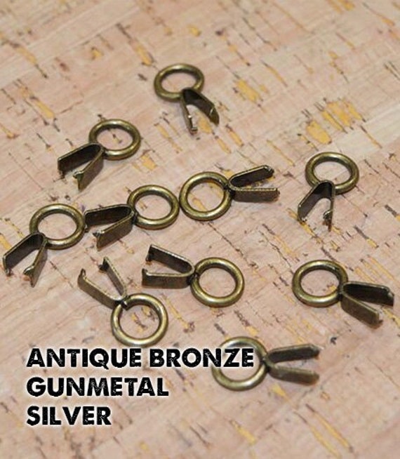 Koki Clips - Antique Bronze Pack of 10 Koki Clips - Antique Bronze Pack of 10