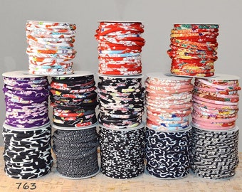 Chirimen 4mm Cord | Japanese Fabric Cord | Price Per Metre | FLAT RATE SHIPPING