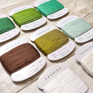 Filo Daruma Sashiko / Tipo spesso (20/6) / 30 m / 100% cotone / SPEDIZIONE A TARIFFA FORFETTARIA