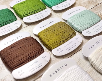 Daruma Sashiko Thread | Thick Type (20/6) | 30m | 100% Cotton | FLAT RATE SHIPPING