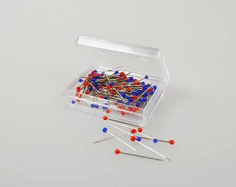 Little House: Sewing Pins / Glass Head Pins / Patchwork Pins / Marking Pins / Applique Pins / FLAT RATE SHIPPING