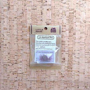 Little House: Sewing Pins / Glass Head Pins / Patchwork Pins / Marking Pins / Applique Pins / FLAT RATE SHIPPING