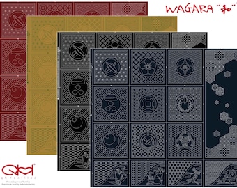 もみじページ Japanese Sashiko Panel - Momiji (maple Leaves) Panel # 214 - Etsy
