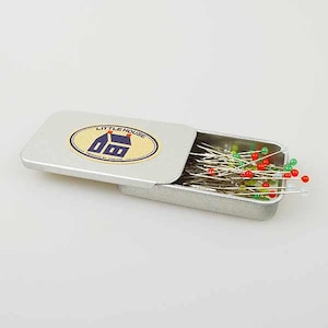 Little House: Sewing Pins / Glass Head Pins / Patchwork Pins / Marking Pins / Applique Pins / FLAT RATE SHIPPING
