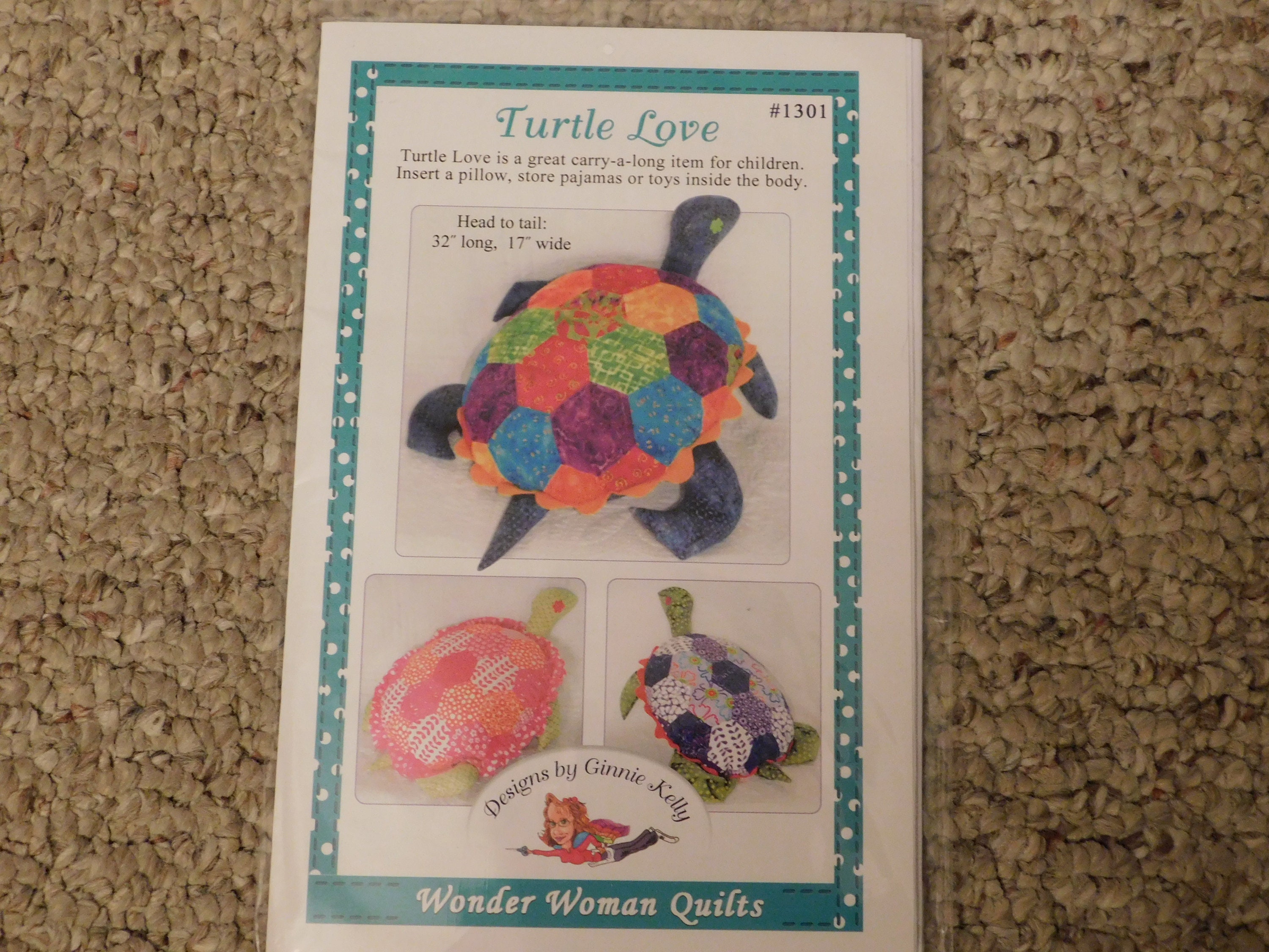 Toy Turtle Pattern Turtle Toy Pattern - Etsy