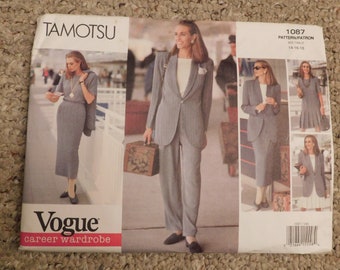 Uncut 1990s Vogue 1087 Sewing Pattern