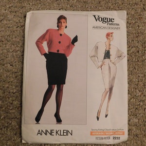 VINTAGE Vogue Sewing Pattern 2232 FF