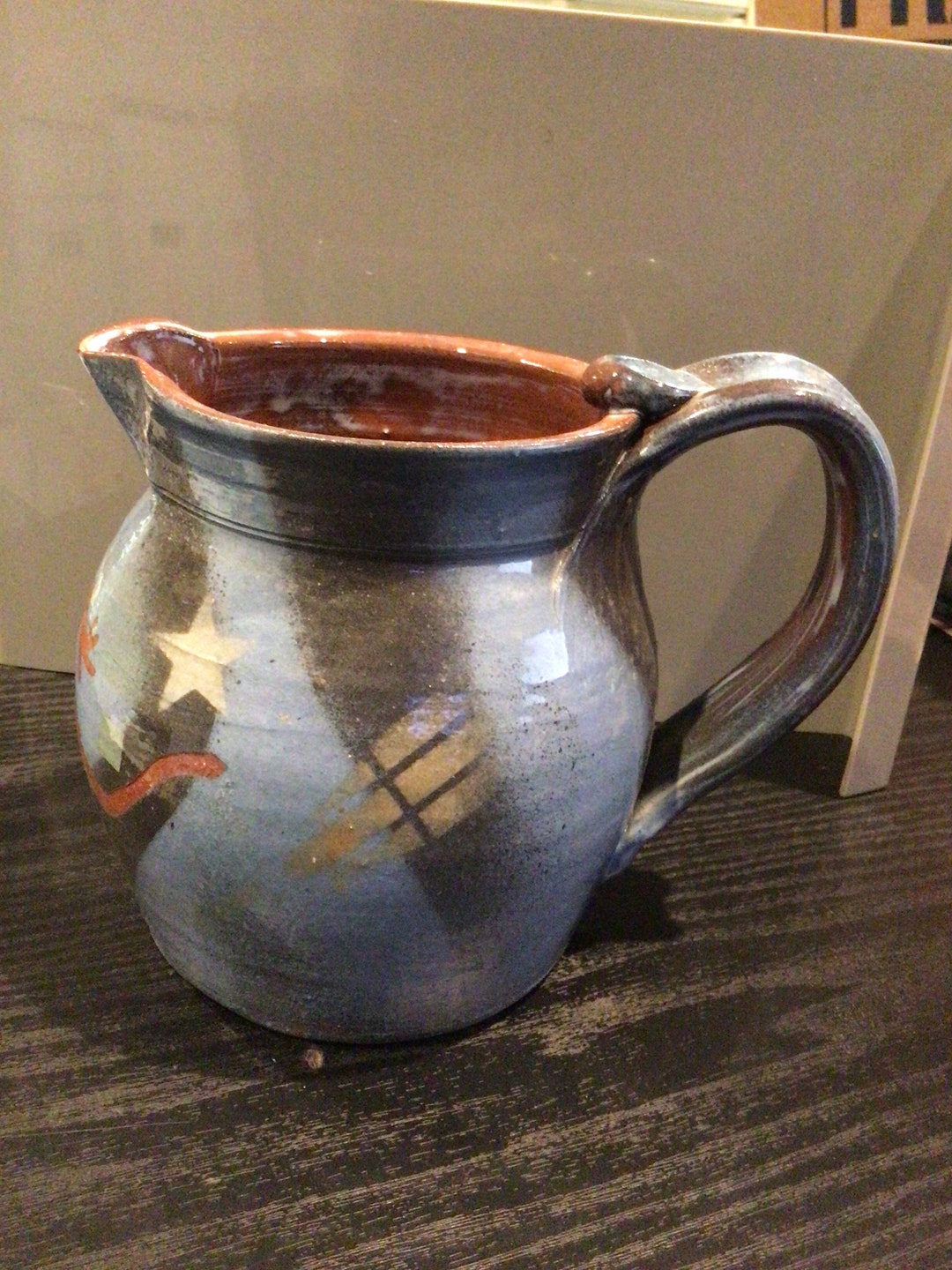 Vintage Southwest Pottery Pitcher Etsy