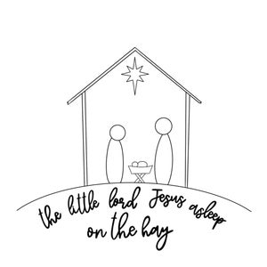 Nativity, Manger Scene, Digital SVG, Christmas SVG, Digital Cut File, Cricut File, Christmas Decorations, Nativity Scene, Nativity SVG