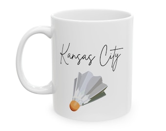 Kansas City Federball Becher, KC Bechersammlung, Kansas City Becher, Kansas City Wahrzeichen, KC, Kansas, Missouri, Einweihungsparty Geschenk, KCK, kcmo