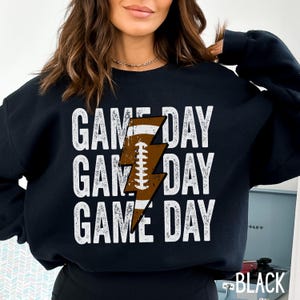 Football Game Day Sweatshirt, Gildan Football Game Day Sweatshirt, Football Sweatshirt, Crew Neck Sweatshirt, Cute Football Sweatshirt