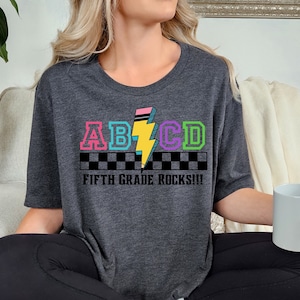 ABDC Fifth Grade Teacher, ABCD Teacher Shirt, abcd Teacher, abcd Back to School, Elementary Tee, Fifth Grade teacher team t shirt, 5th Grade