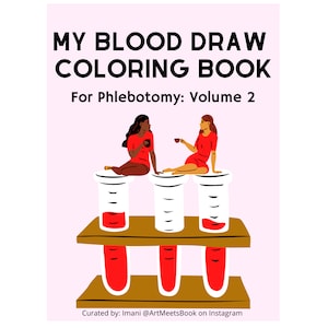 Kolorowanka do pobierania krwi dla Phlebotomy