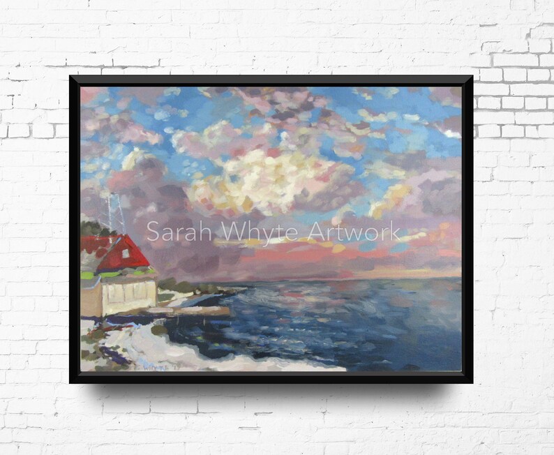 16 X 12 Oil Painting on Wood Panel Landscape Original Etsy