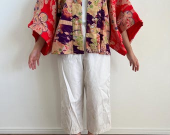 Vintage Japanese Wool Inverness Coat Around Taisho Era #1348