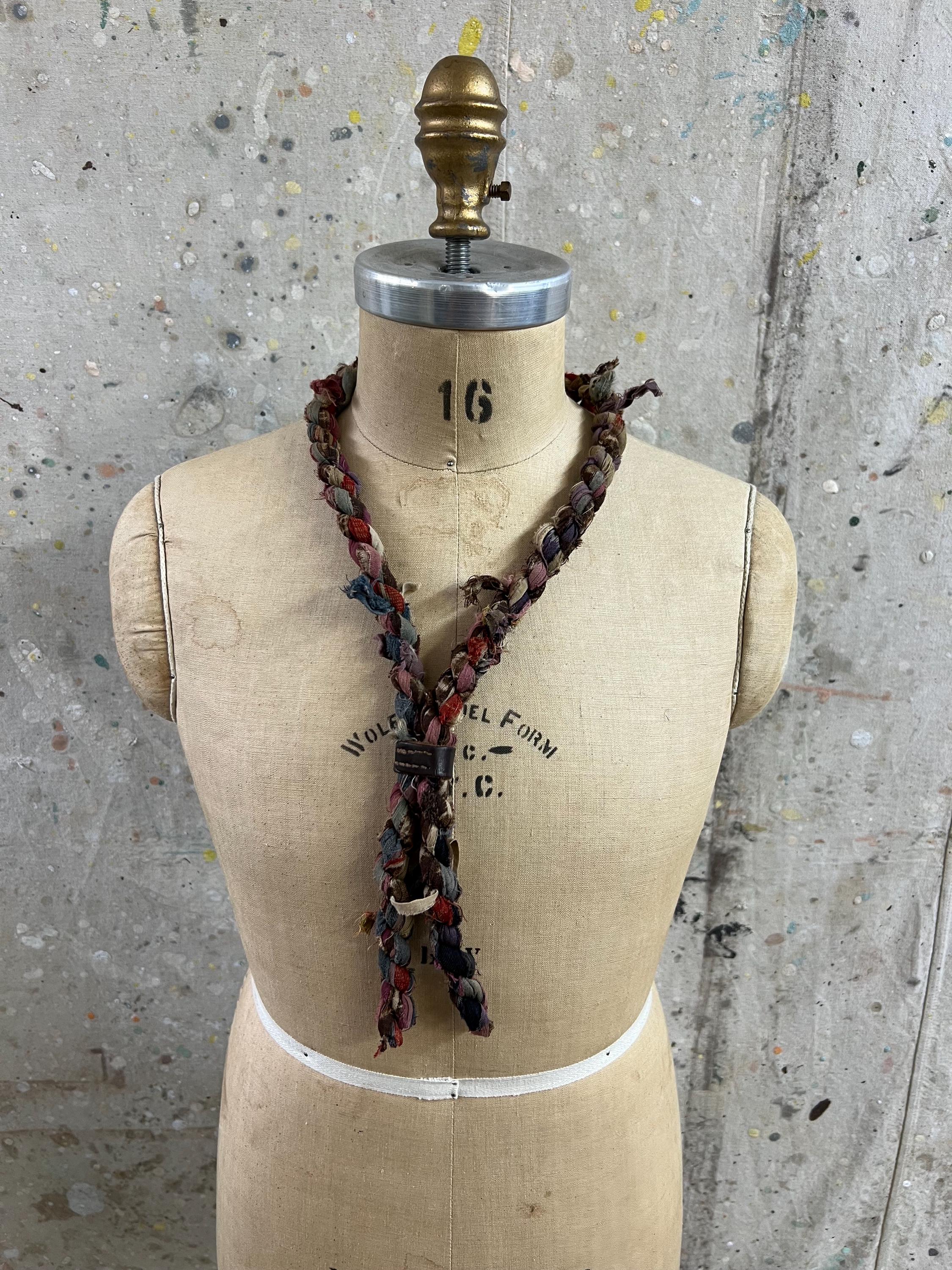 ヴィンテージ 日本製 綿糸 農家の編み紐ネックレス #3991 - Etsy 日本