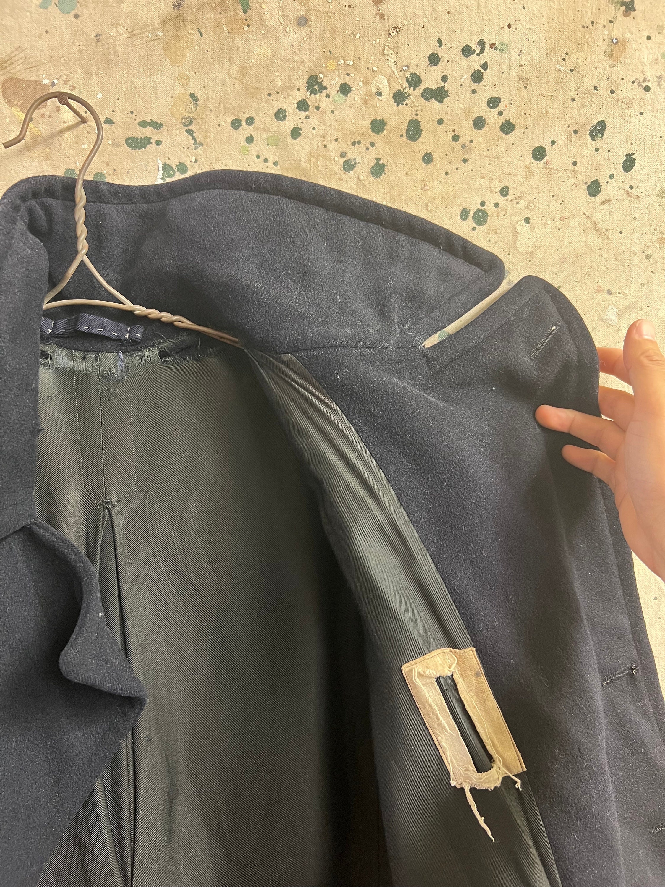 Vintage Japanese National Railroad Wool Heavy Weight Coat