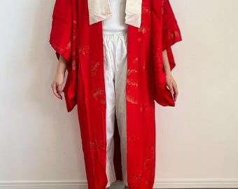 アンティーク和2本セット 神社のぼり旗 昭和昭和17年/1942年代 #3805