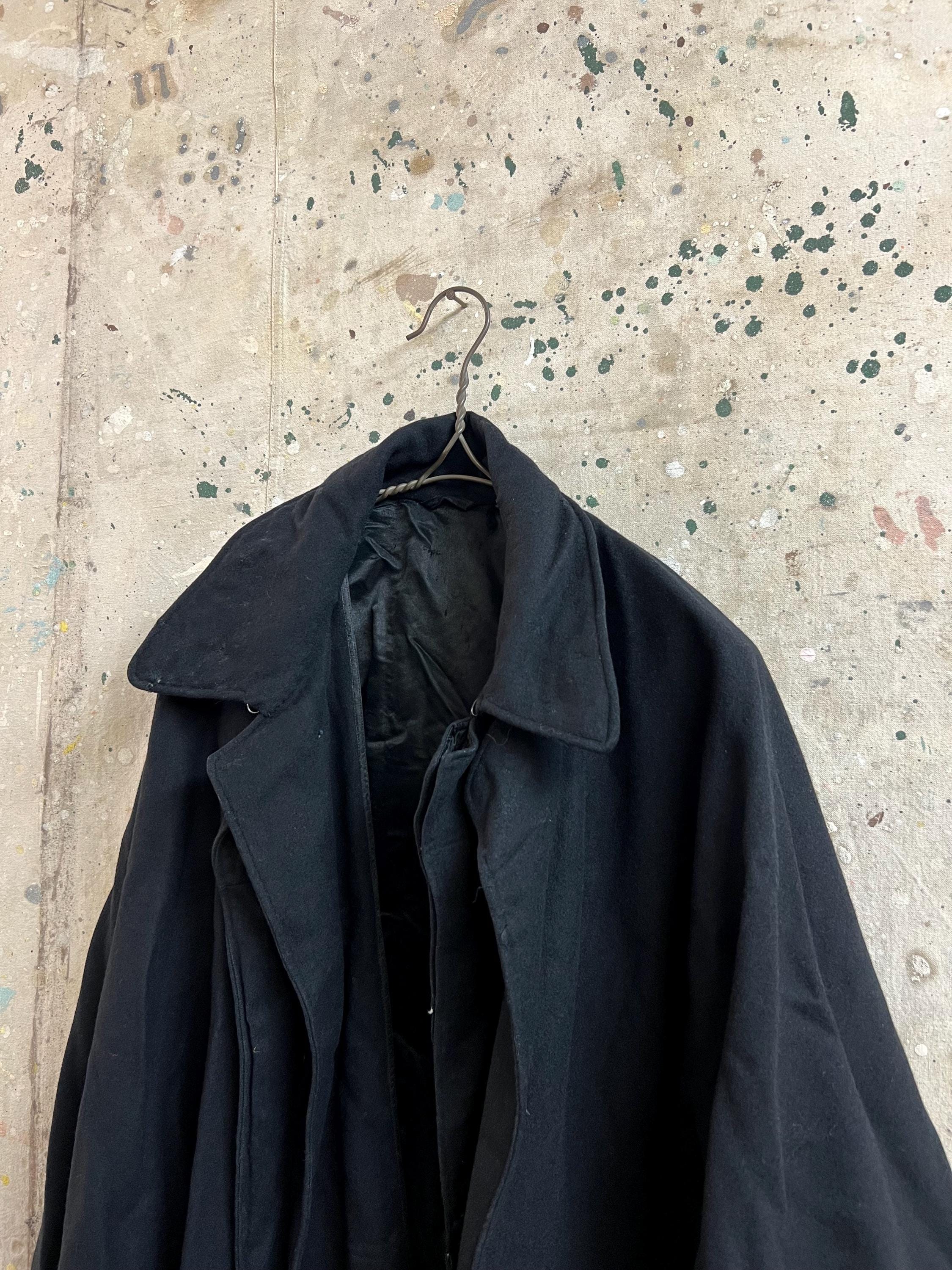 希少 vintage japan inverness coat Vintage Japanese Wool Inverness Coat Around Taisho Era #2753