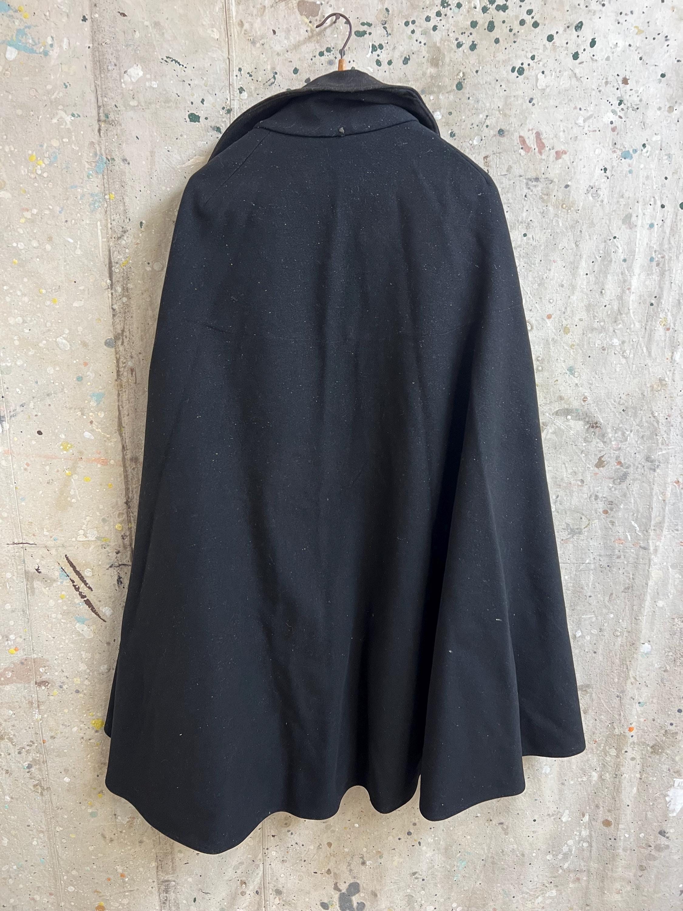 Vintage Japanese Wool Cloak Around Taisho Era #2754 - Etsy