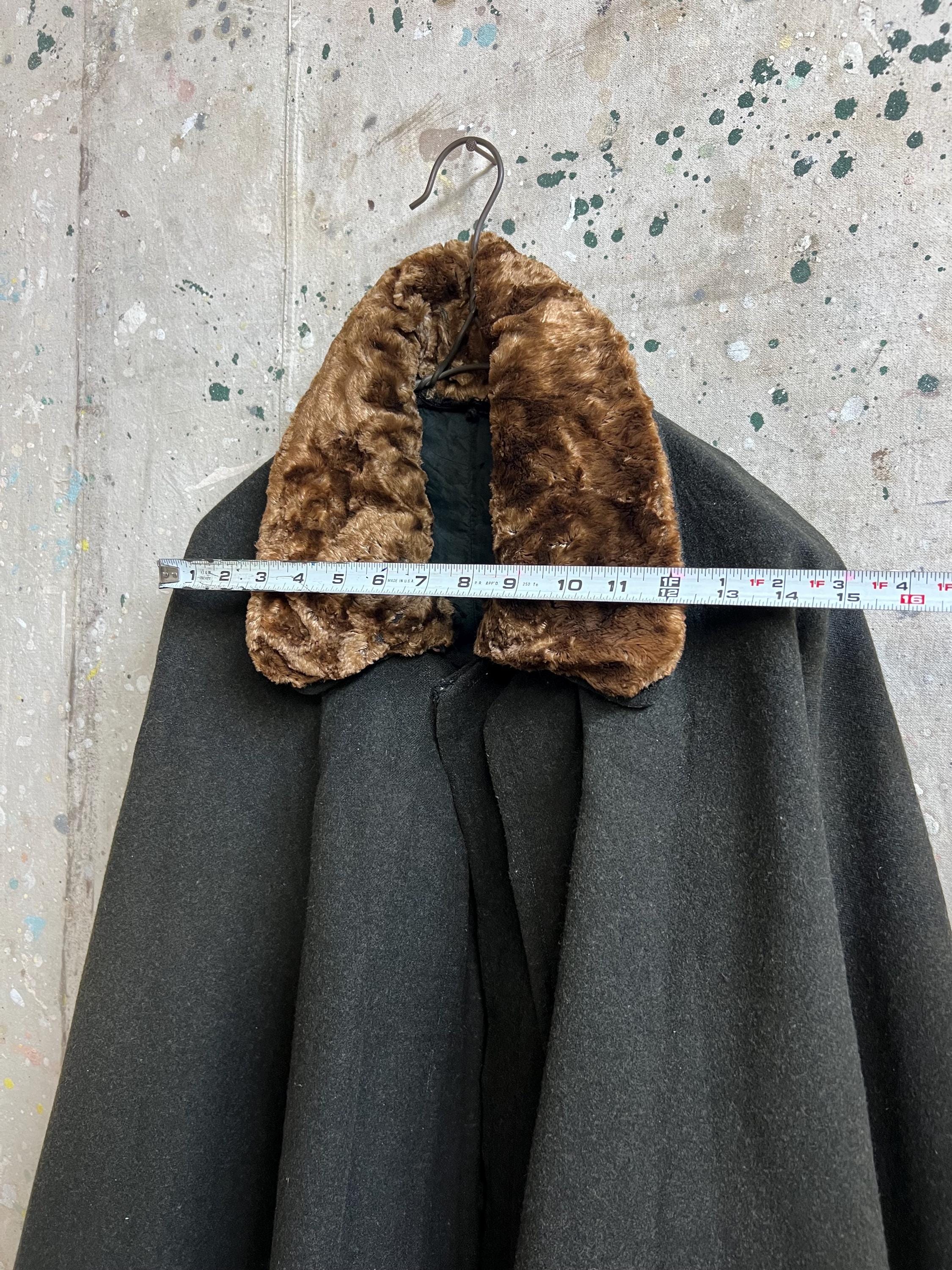 Vintage Japanese Wool Inverness Coat Around Taisho Era #3496 - Etsy