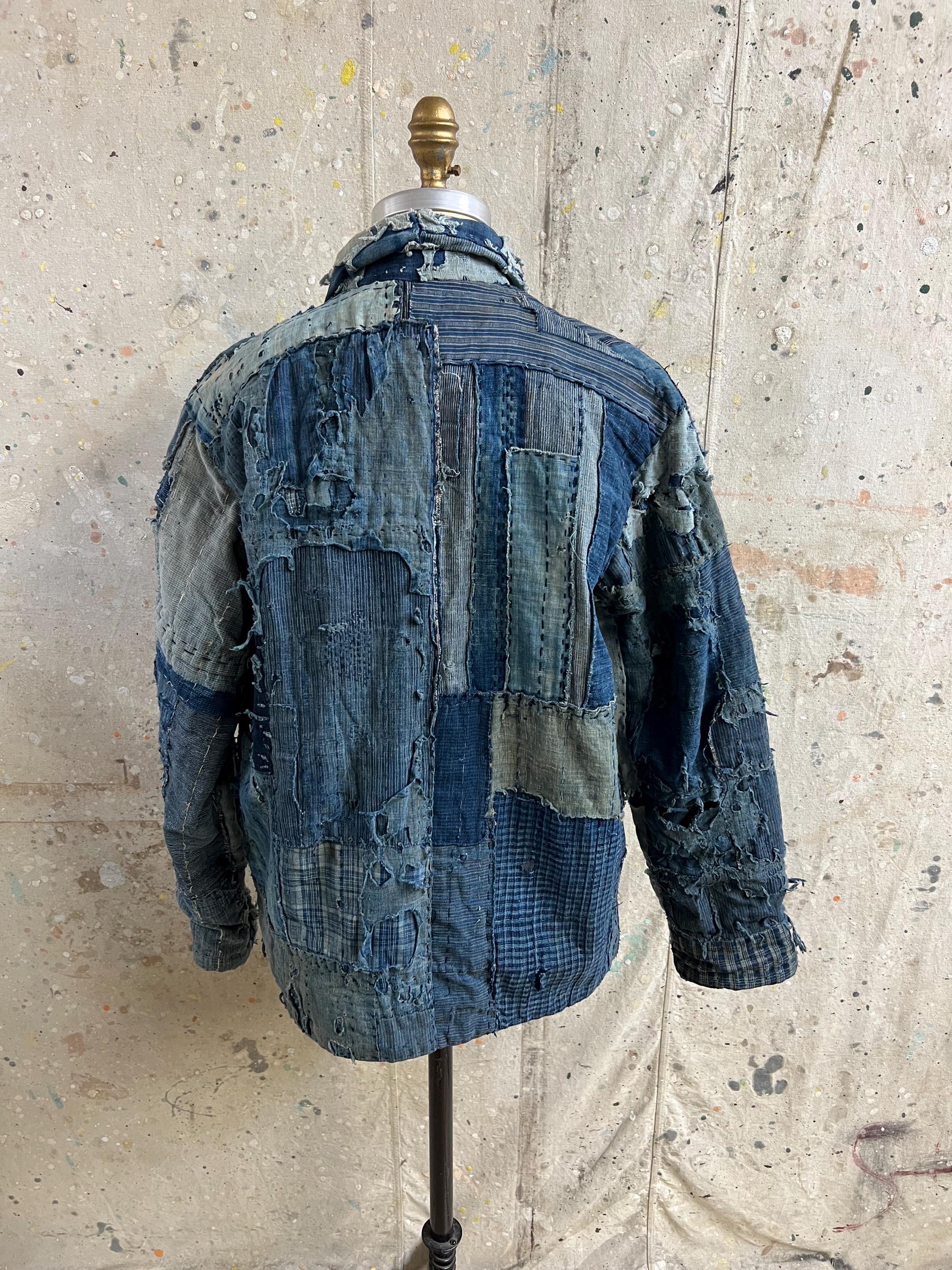 Japanese Super Boro Patched All Hand Stitched Jacket - Etsy