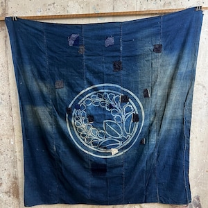 アンティークな日本の藍染めボロ布 - 大判 - Etsy 日本