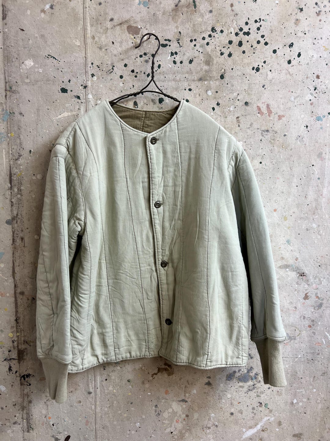 Vintage M60 Bleached Czech Military Liner Jacket #4447 - Etsy