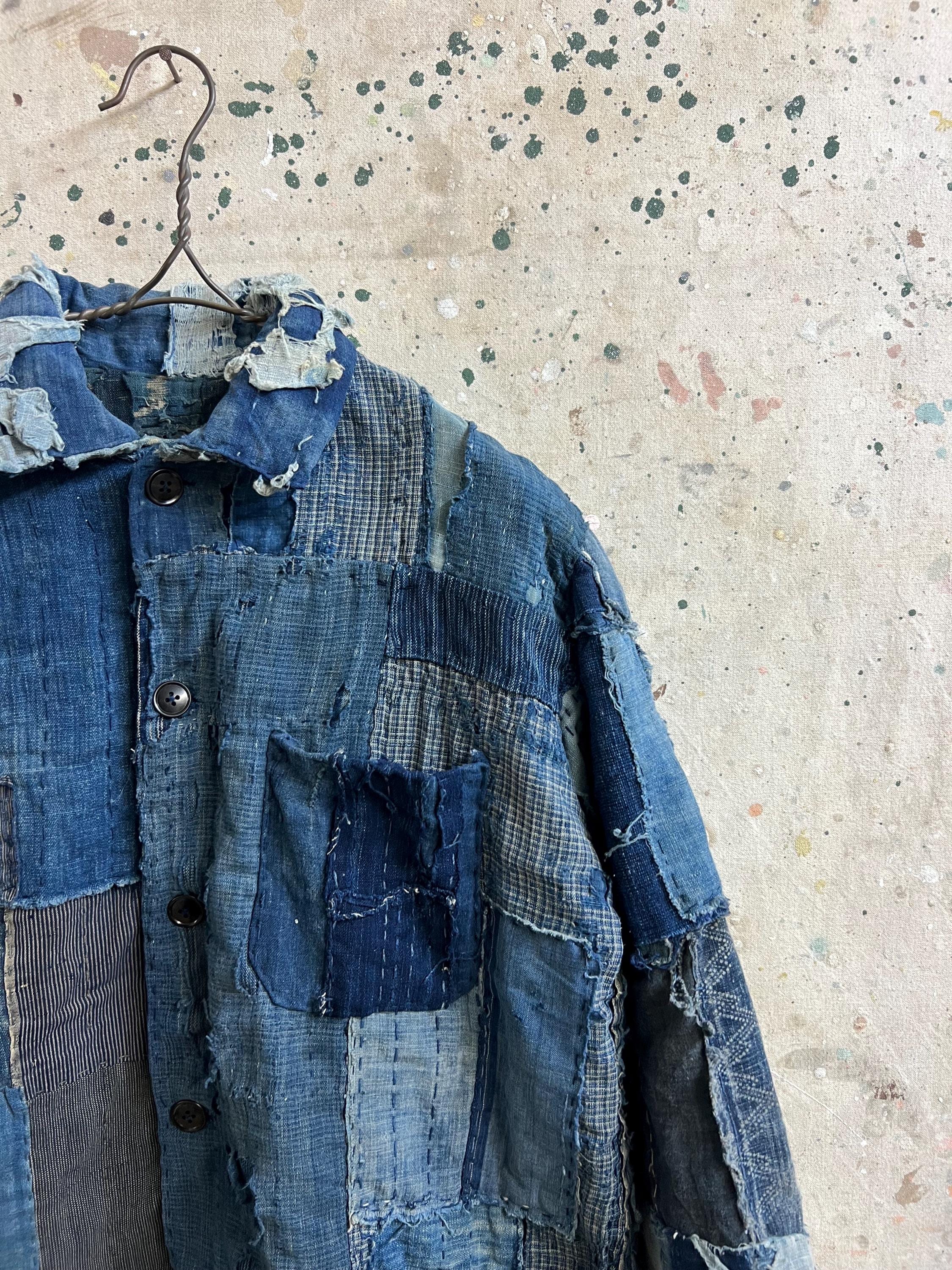 Japanese Super Boro Patched All Hand Stitched Jacket - Etsy