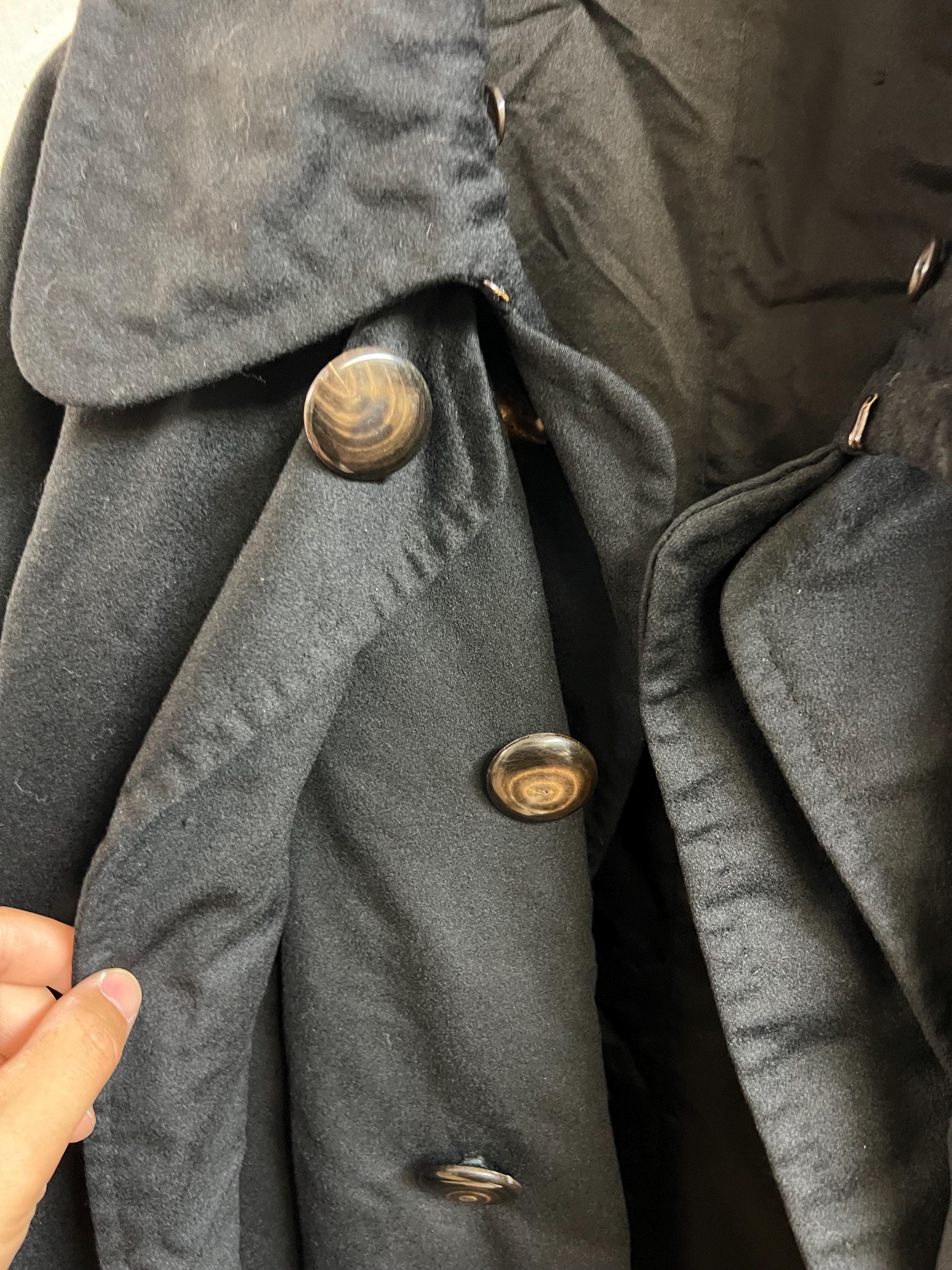 Vintage Japanese Wool Inverness Coat Around Taisho Era #3517 Vintage Japanese Wool Inverness Coat Around Taisho Era #3517