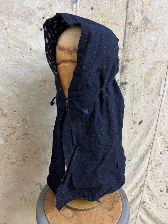 日本人気超絶の Dyed Kasuri Indigo Japanese Vintage Zukin Etsy - #3347 ジャケット・アウター