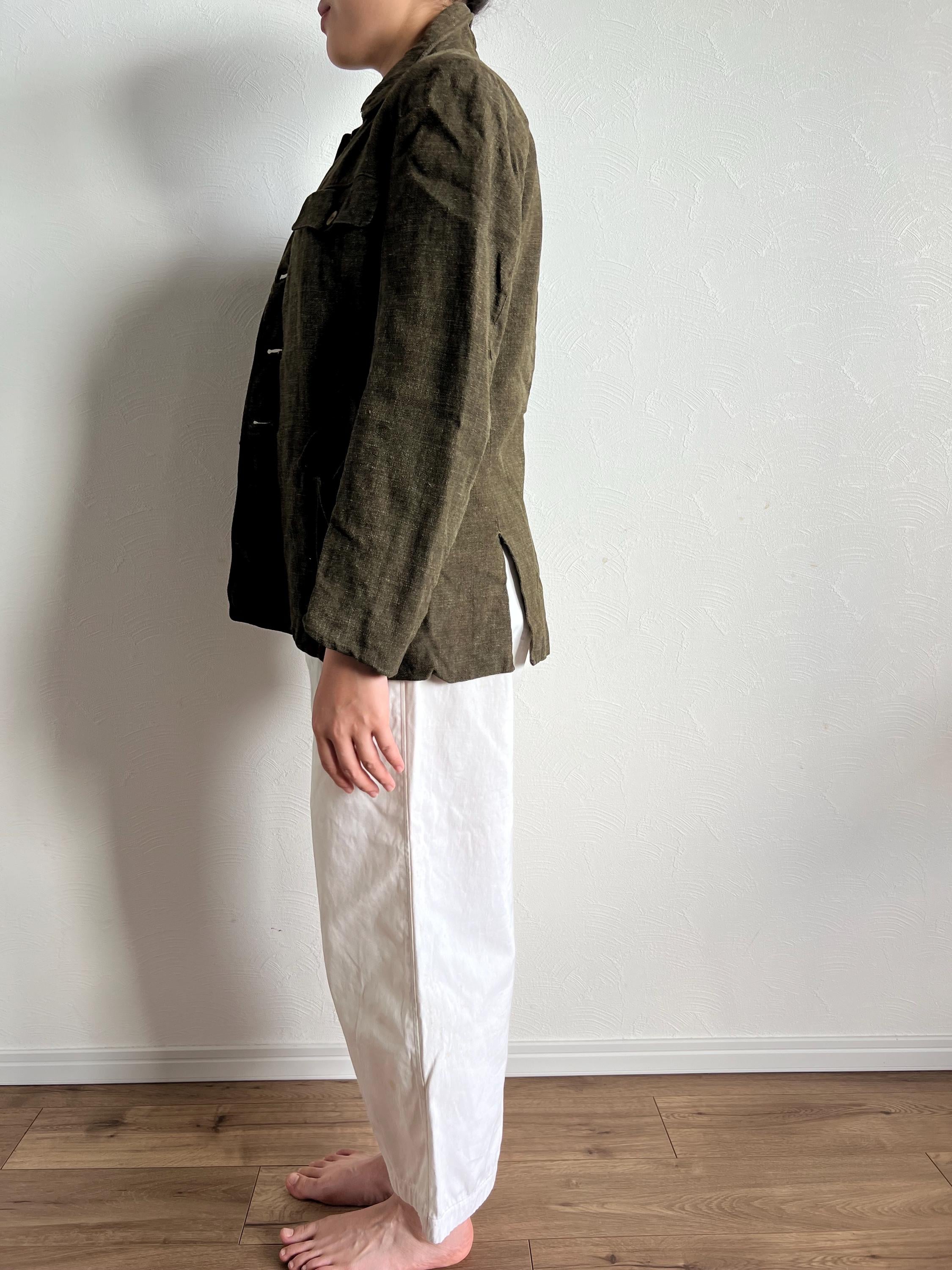 【70s】ビンテージ ウールジャケット Vintage Japanese Cotton Wool Jacket #2551 - Etsy