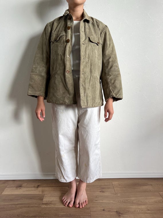 ジャケット・アウター 1940s Japanese Vintage Military Coat Vintage 1940s WW2 Imperial Japanese Army Wool Overcoat