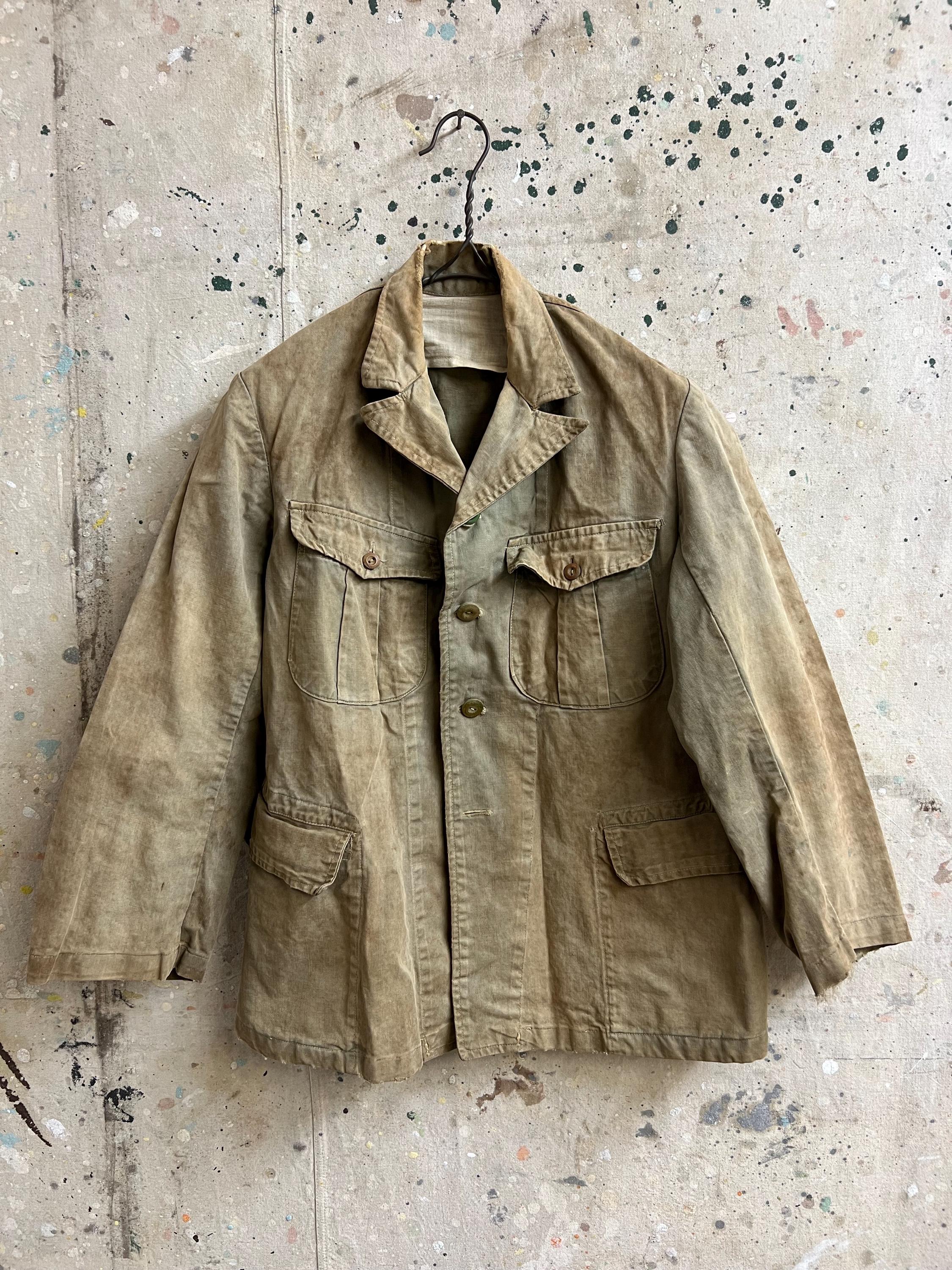 Vintage Japanese Nice Fade Cotton Work Jacket #2539 - Etsy