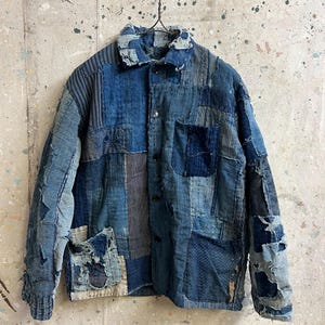 Japanese super boro patched all hand stitched jacket