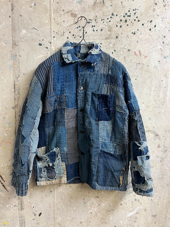 Japanese Super Boro Patched All Hand Stitched Jacket - Etsy
