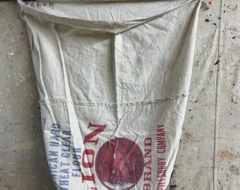 Vintage Japanese natural color cocoon bag #4411