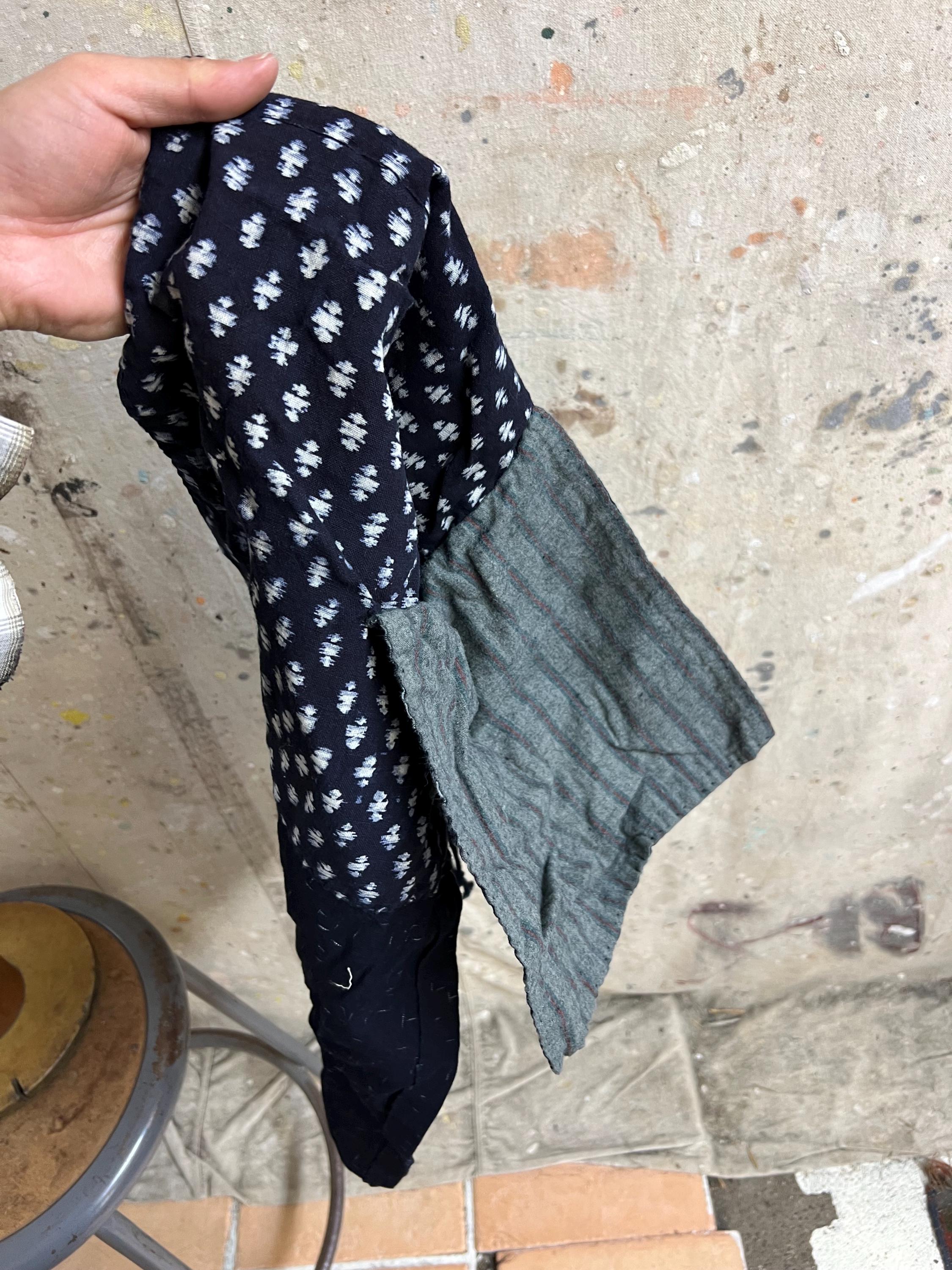 Vintage Japanese Indigo Kasuri Dyed Zukin #3347 - Etsy
