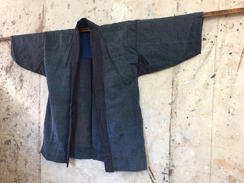 Vintage Japanese indigo dyed noragi #216