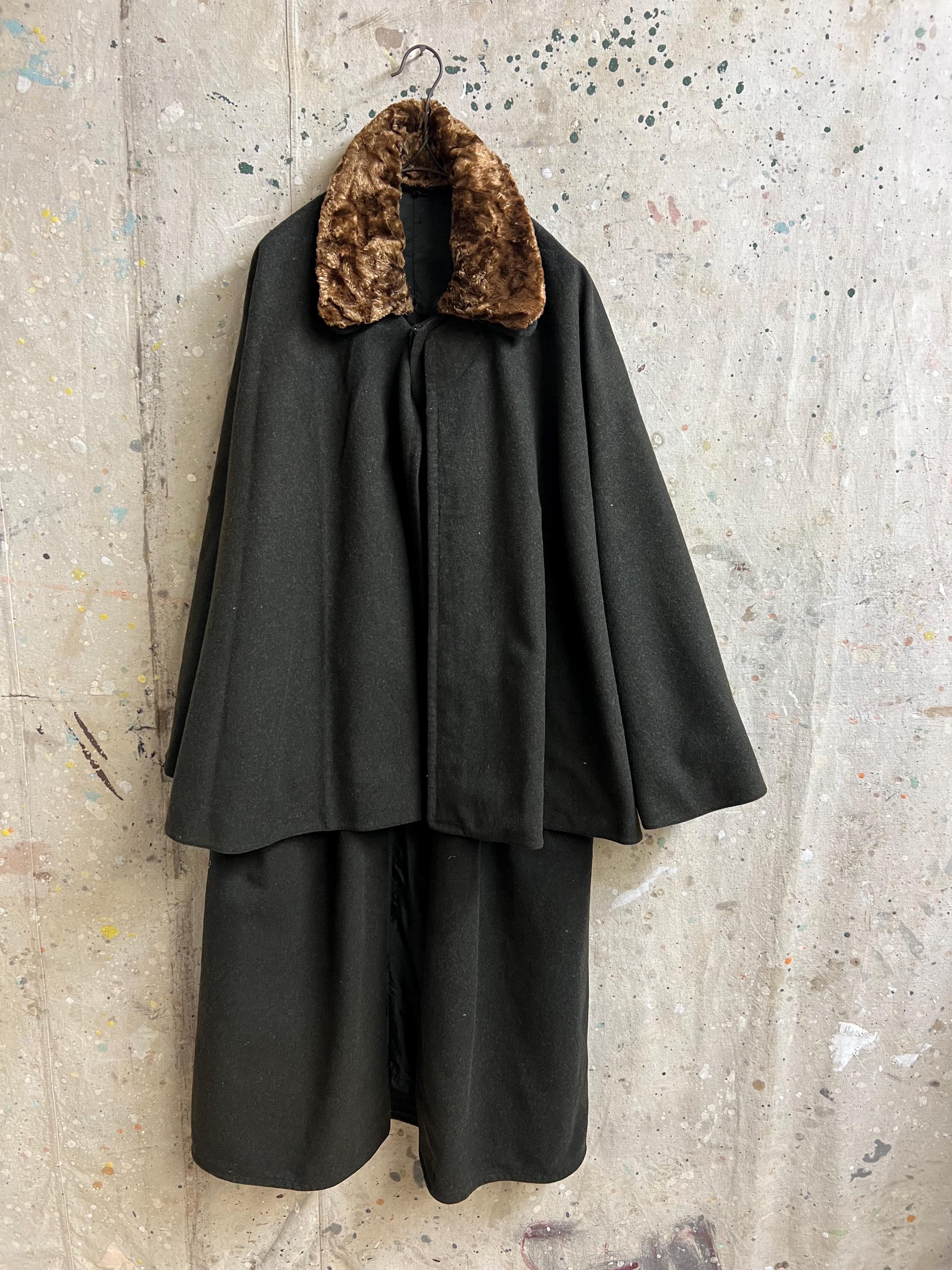 Vintage Japanese Wool Inverness Coat Around Taisho Era #3496 - Etsy