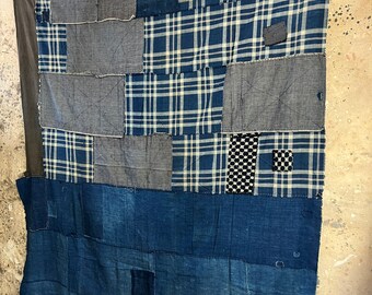 Vintage Japanese Indigo Dyed Boro Ramie Fabric 334 - Etsy