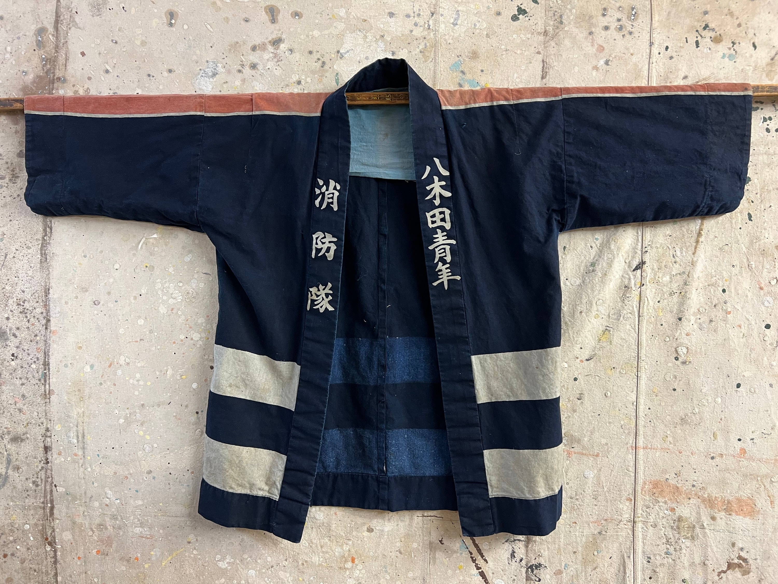 ヴィンテージ 日本製 藍染め 消防士半纏 ジャケット #1760 - Etsy 日本