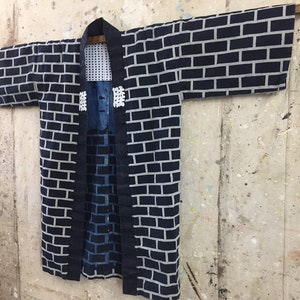 Vintage Japanese indigo dyed hanten jacket #315